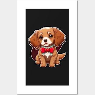 valentines gift puppy Posters and Art